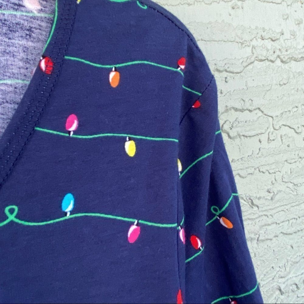Jenni Christmas Lights Sz L Sleepwear NWT - Picture 4 of 13
